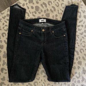 Paige Dark Blue Skinny Jeans 26